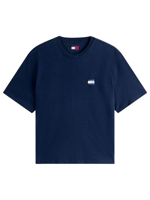 T-shirt blu in cotone Tommy Jeans | DM0DM21785C1G